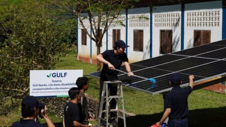 GULF partners with AIS to Install Solar Panels and Connect Signal Towers to Remote Communities Elevating the quality of life for the Thai people through the Gulf x AIS Solar Synergy project: A Spark of Green Energy Network
