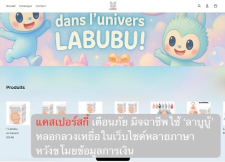 แคสเปอร์สกี้ เตือนภัย มิจฉาชีพใช้ ‘ลาบูบู้’ หลอกลวงเหยื่อในเว็บไซต์หลายภาษา หวังขโมยข้อมูลการเงิน