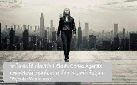 พาโล อัลโต้ เน็ตเวิร์กส์ เปิดตัว Cortex AgentiX  แพลตฟอร์มใหม่เพื่อสร้าง จัดการ และกำกับดูแล “Agentic Workforce”