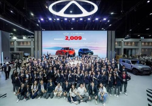 เชอรี ประเทศไทยกวาดยอดจองกว่า 2,000 คัน ในงานมหกรรมยานยนต์ ครั้งที่ 42 พร้อมข้อเสนอพิเศษถึงปลายปี