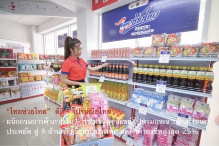 “ไทยช่วยไทย”  ดีอี – ไปรษณีย์ไทย ผนึกกรมการค้าภายใน – กระทรวงพาณิชย์  ปูพรมกระจายสินค้าราคาประหยัด สู่ 4 ล้านครัวเรือนทั่วประเทศ ลดค่าครองชีพสูงสุด 25%