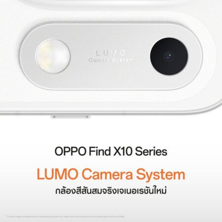 OPPO เตรียมเผยโฉม OPPO Find X10 Series ชูระบบกล้อง 200MP สามตัวครั้งแรกของอุตสาหกรรม ถ่ายทอดสีสันสมจริง เปิดตัวในไทย 27 ตุลาคม 2569